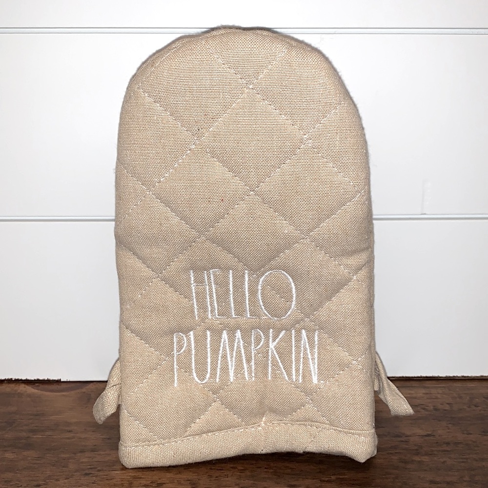 NEW Rae Dunn Mini Mitt Set - Hello Pumpkin